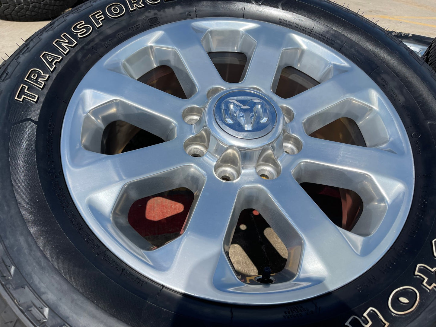 20" Dodge Ram 2500 3500 LARAMIE OEM 2700 wheels rims tires 2024 2025 2026