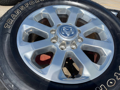 20" Dodge Ram 2500 3500 LARAMIE OEM 2700 wheels rims tires 2024 2025 2026