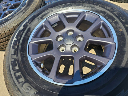 18" Jeep Gladiator Overland OEM wheels rims Wrangler 9241 tires