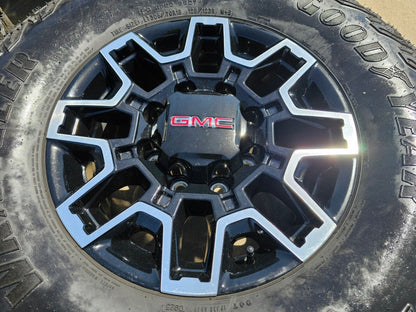 18" GMC Sierra AT4X Chevy Trail Boss 2500 OEM wheels rims tires 2024 2025 NEW