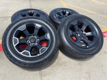 20" Dodge Ram 1500 OEM Laramie 2462 2680 wheels rims tires HANKOOK A/T2 NEW