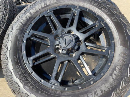 20" Toyota Tundra PLATINUM OEM 75159 SET wheels rims 5x150 tires GOODYEAR AT SET