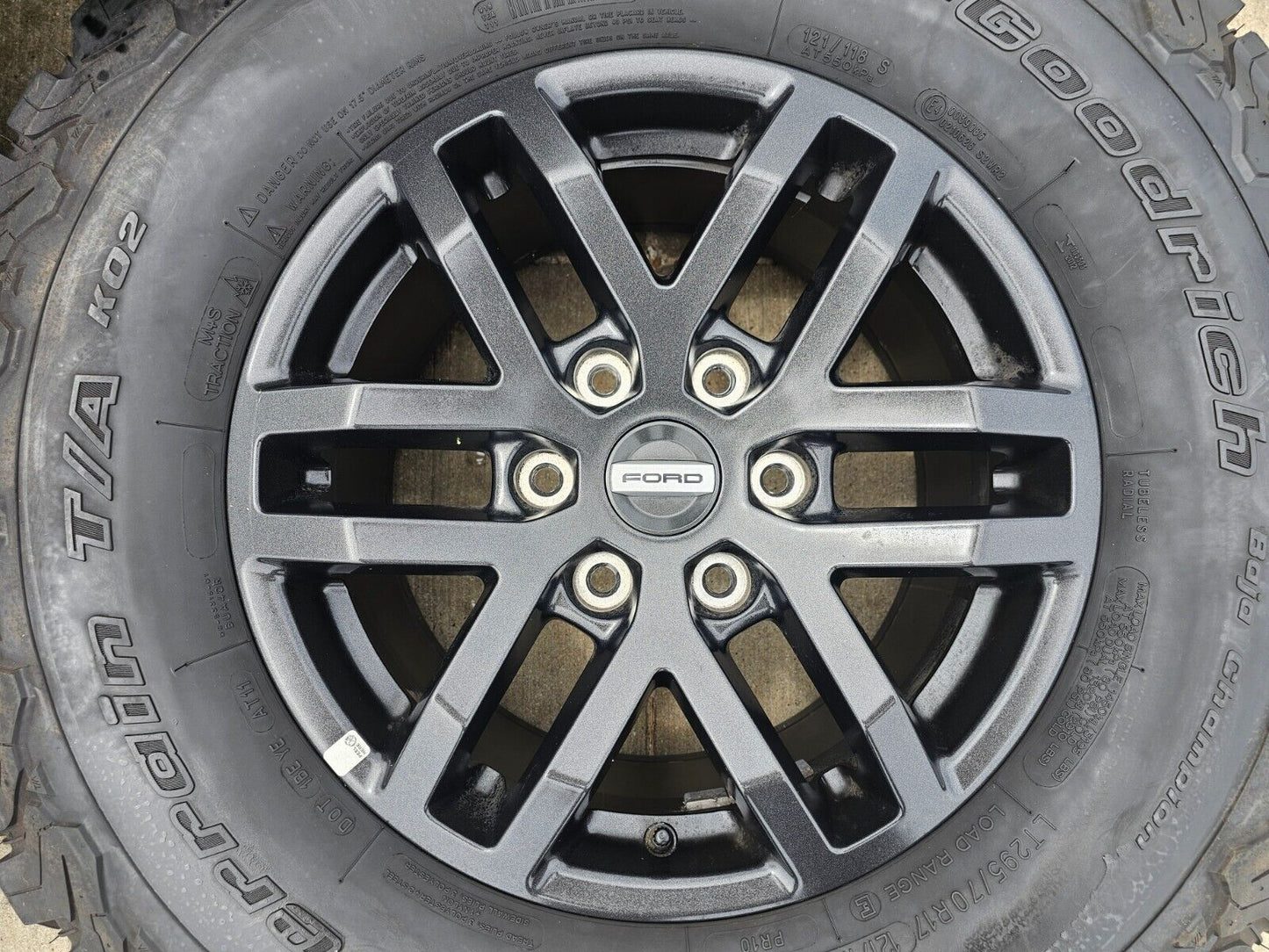 17" Ford Ranger Tremor OEM rims wheels 10431 tires 2022 2023 2024 2025 NEW BFG