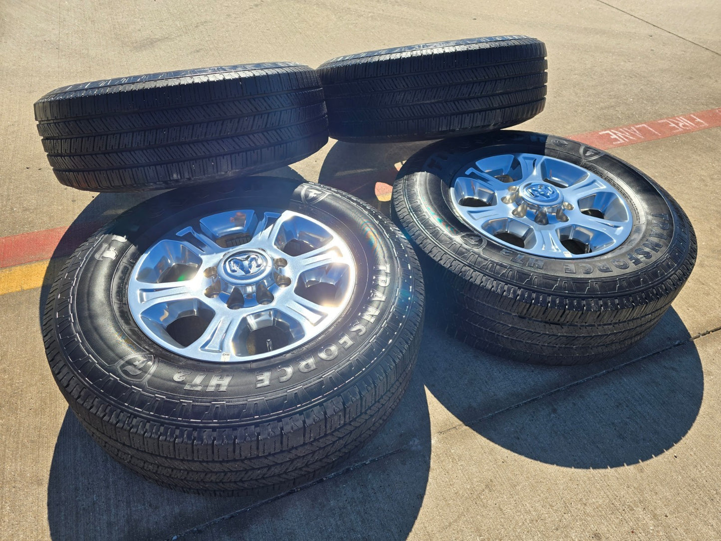 18" Ram 2500 3500 Laramie Power Wagon OEM wheels rims 2692 tires FIRESTONE