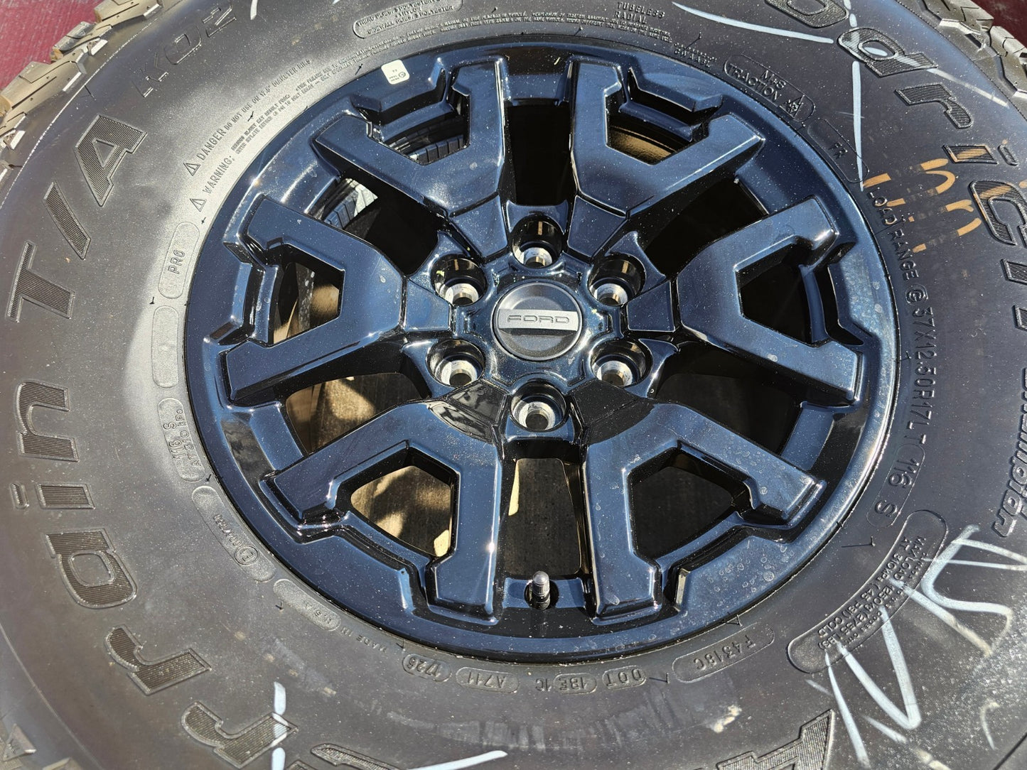 17" Ford F-150 Raptor Bronco OEM 10461 rims wheels 2026 2027 BFG A/T SET 37" NEW