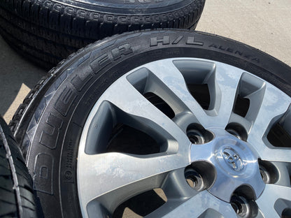 20" Toyota Tundra PLATINUM OEM 69533 SET wheels rims 5x150 tires BRIDGESTONE
