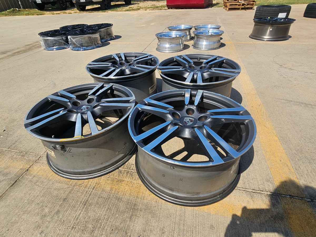 20" 20x9.5 20x11 Porsche Panamera OEM 67415 67416 wheels rims Cayenne GTS SET