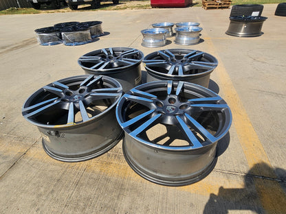 20" 20x9.5 20x11 Porsche Panamera OEM 67415 67416 wheels rims Cayenne GTS SET