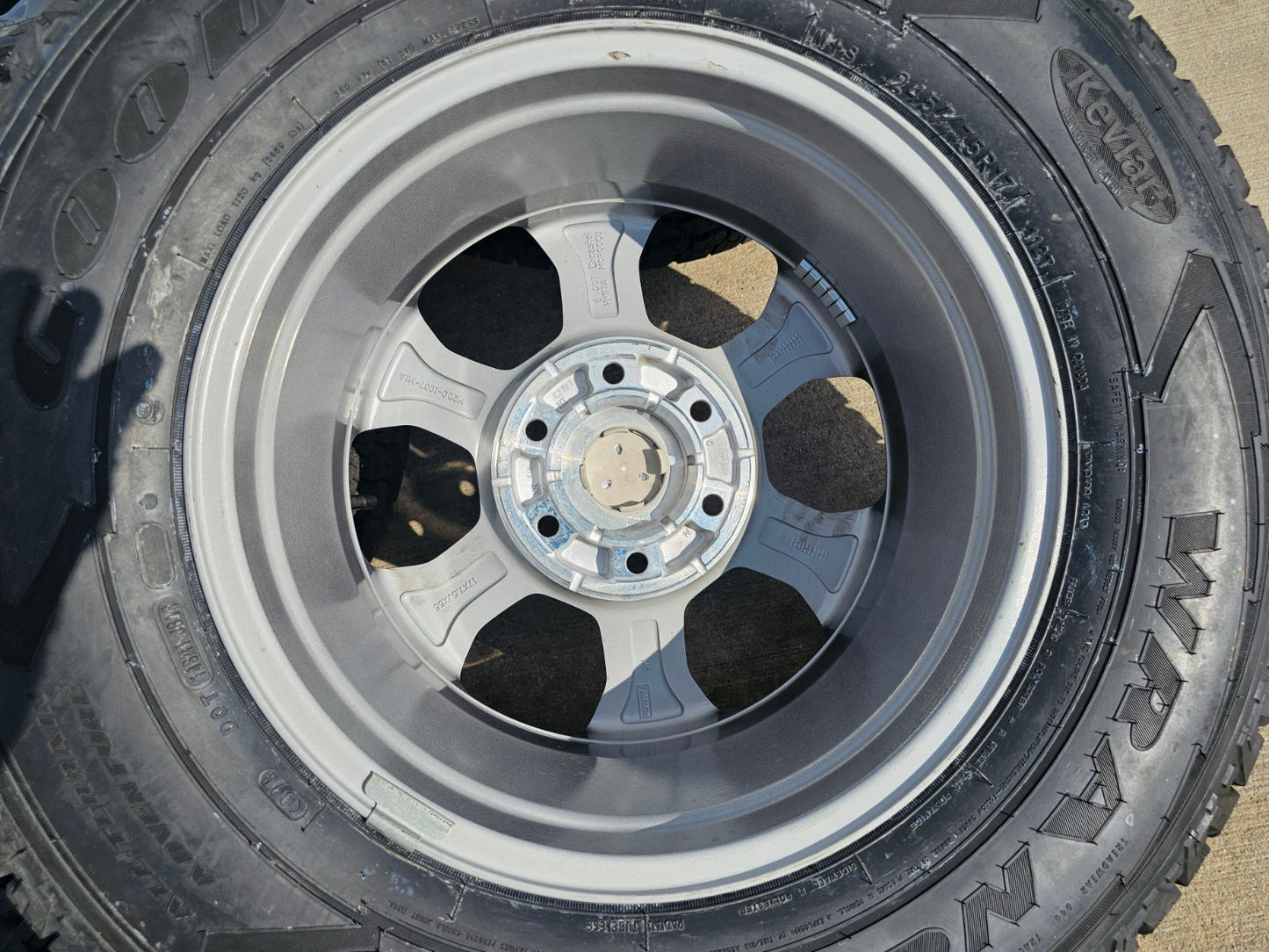 17" Ford Bronco Big Bend wheels rims 10384 OEM Ranger 2024 2025 2026 GOODYEAR
