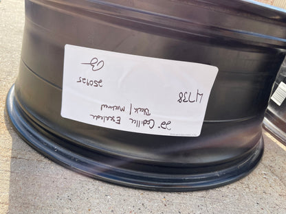 22" Cadillac Escalade Platinum OEM 4738 black wheels rims NEW