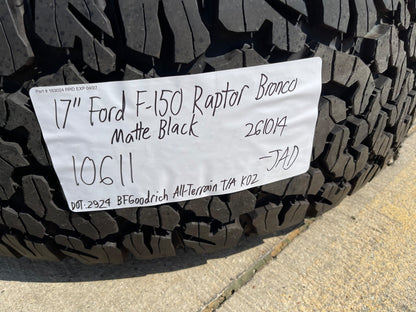 17" Ford F-150 Raptor OEM 10611 rim wheel Bronco 2025 2026 2027 BFG 37" NEW