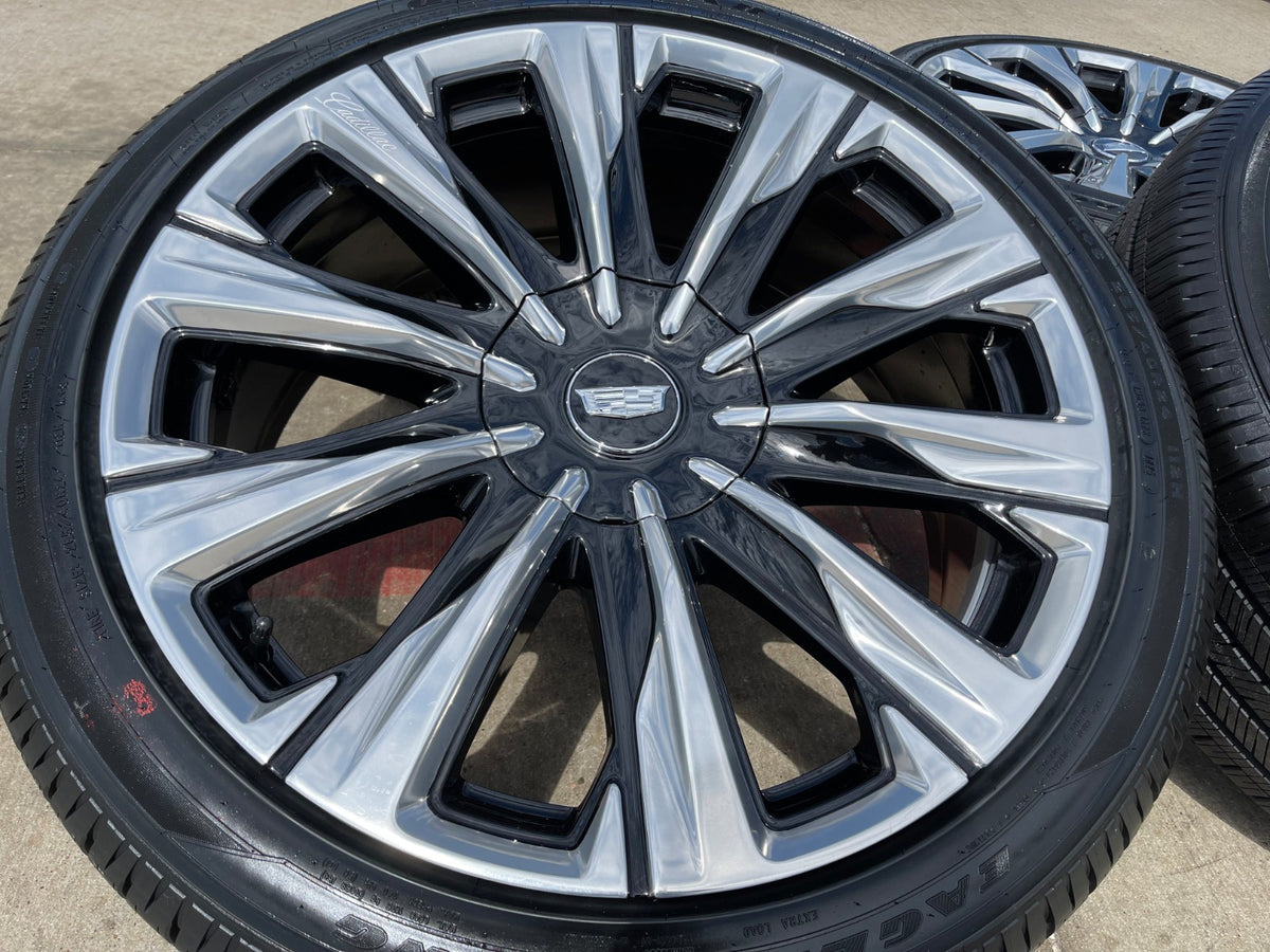 24" Cadillac Escalade PLATINUM OEM wheels rims V 2023 2024 2025 2026 2027 NEW