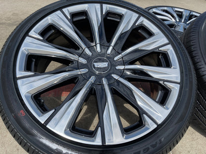24" Cadillac Escalade PLATINUM OEM wheels rims V 2023 2024 2025 2026 2027 NEW