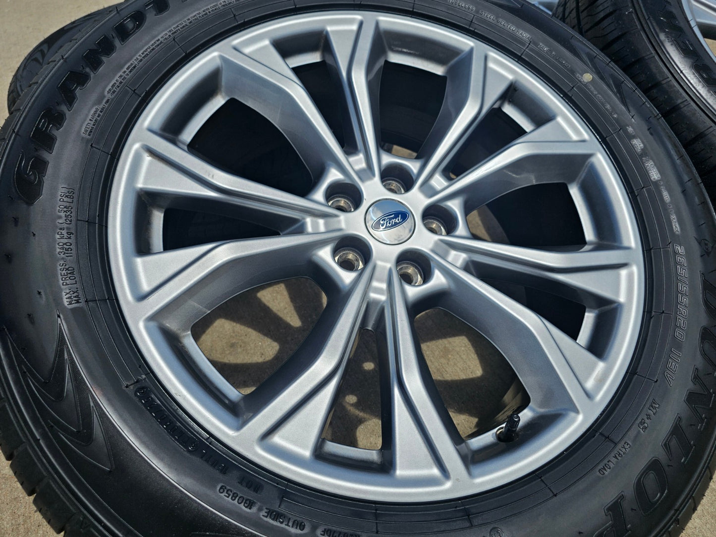 20" Ford Explorer Limited OEM rims wheels 10268 Lincoln Aviator DUNLOP NEW