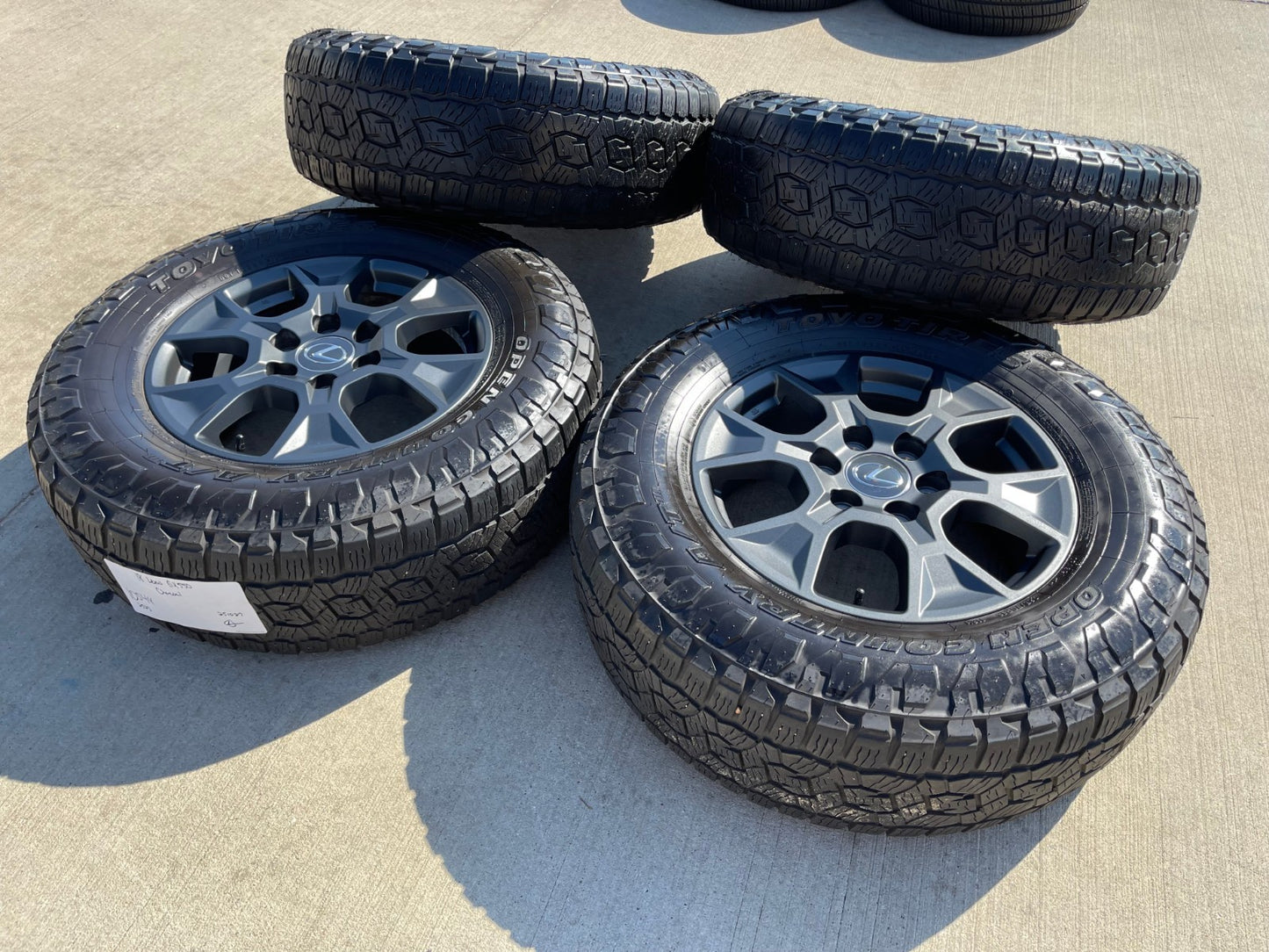 18" Lexus GX550 OEM wheels rims Toyota Land Cruiser Tundra Sequoia TOYO A/T3