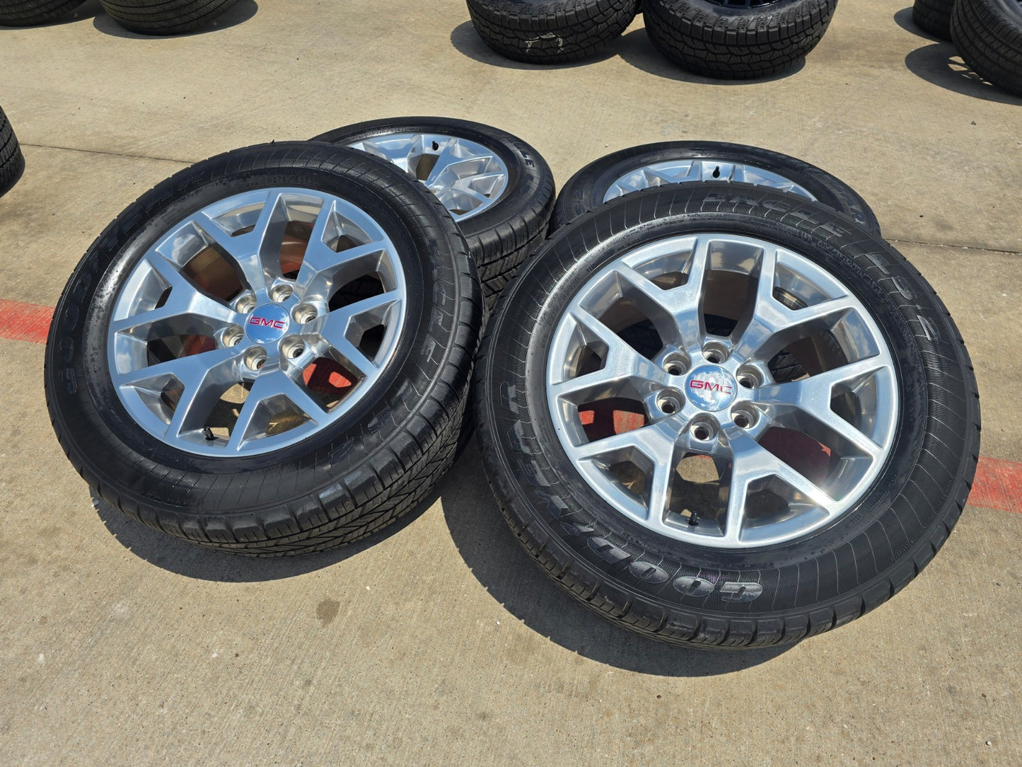 20" GMC Sierra DENALI Chevy Silverado OEM 5698 wheels rims tires GOODYEAR
