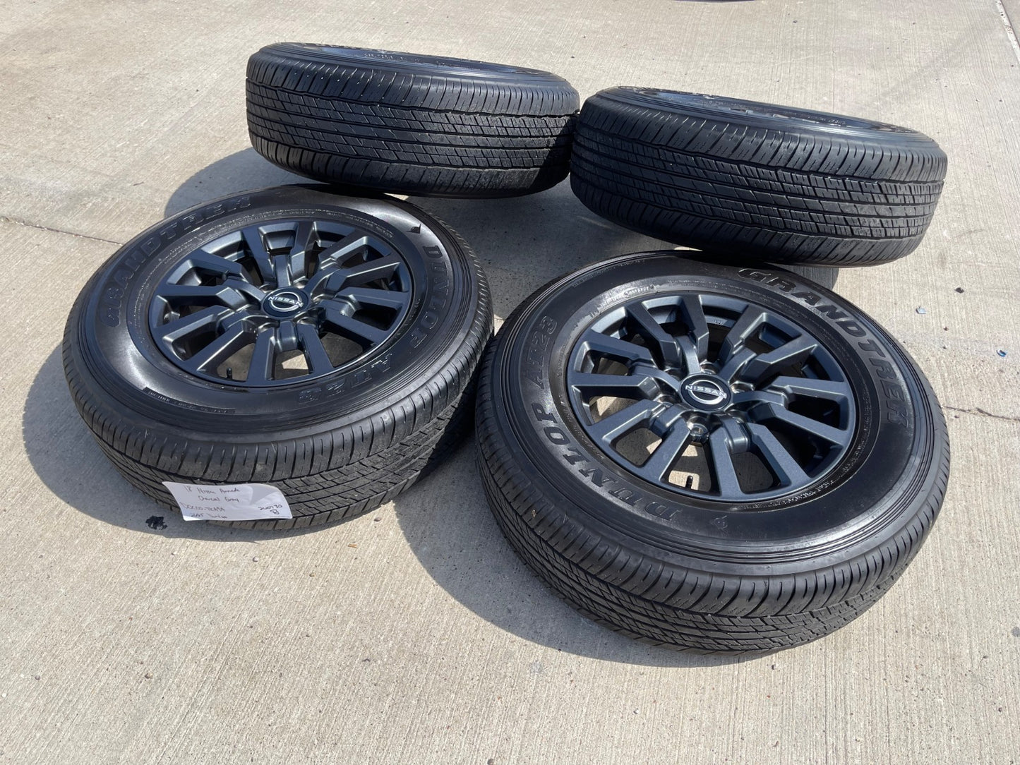 18" Nissan Titan Armada OEM wheels rims tires SET FITS 2006-2027