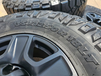 18" Ford F-250 F-350 TREMOR FX-4 OEM black wheels 10298 tires 35"