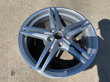19" 19x8.5 Chevy Corvette C8 OEM wheel rim 84978031 FRONT FORGED