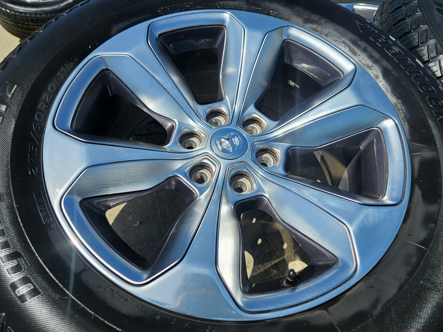 20" Dodge Ram 1500 OEM Laramie Long Horn wheels rims 2681 tires SET HANKOOK