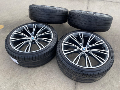21" BMW X3 X4 OEM 86365 86368 Series Style 7261 wheels rims X3M X4M MICHELIN