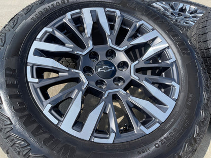 20" Chevy Silverado Z71 GMC Sierra Canyon OEM wheels rims 2025 2026 2027 SET