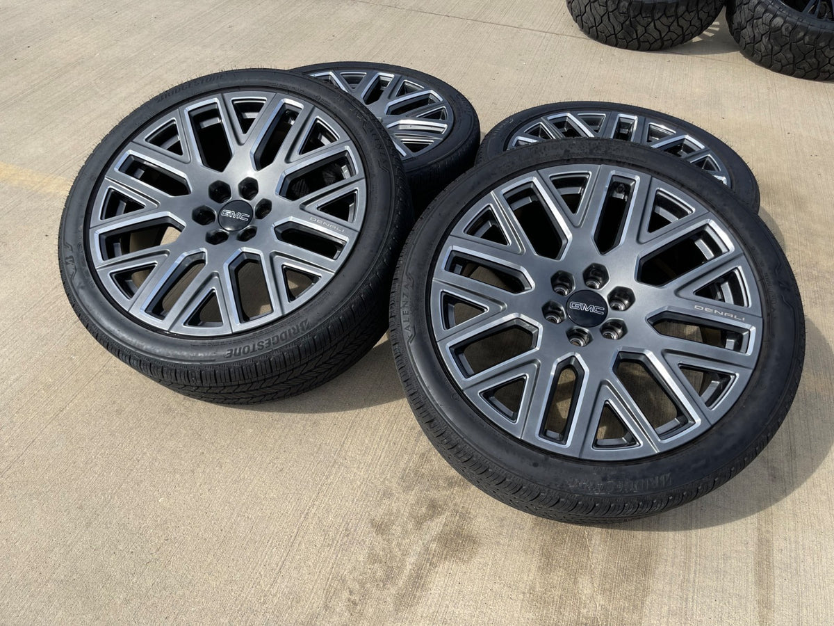 24" GMC Yukon Sierra DENALI OEM wheels rims 2023 2024 2025 2026 2027 NEW