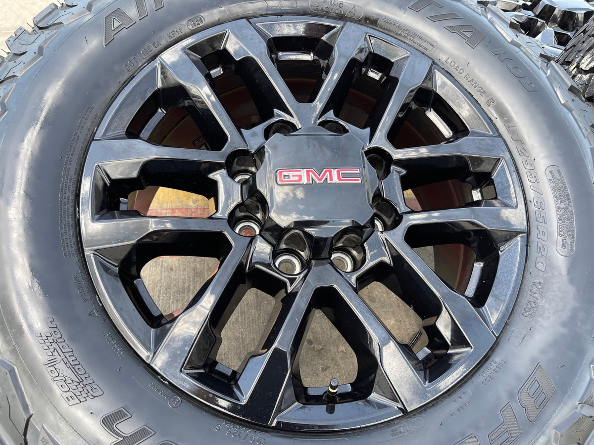 20" Chevy Silverado Trail Boss GMC AT4 2500 OEM 94030 wheels rims NEW BFG KO3 35