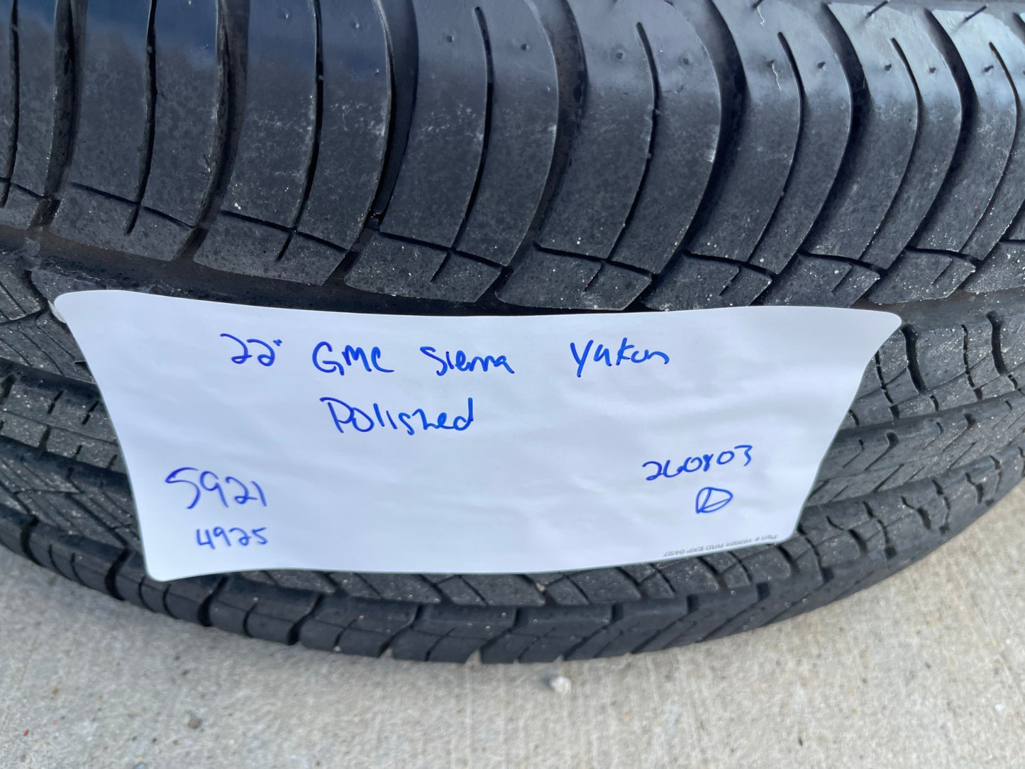 22" GMC Yukon Chevy Tahoe Escalade OEM 5921 wheels rims DISCOUNTED SET