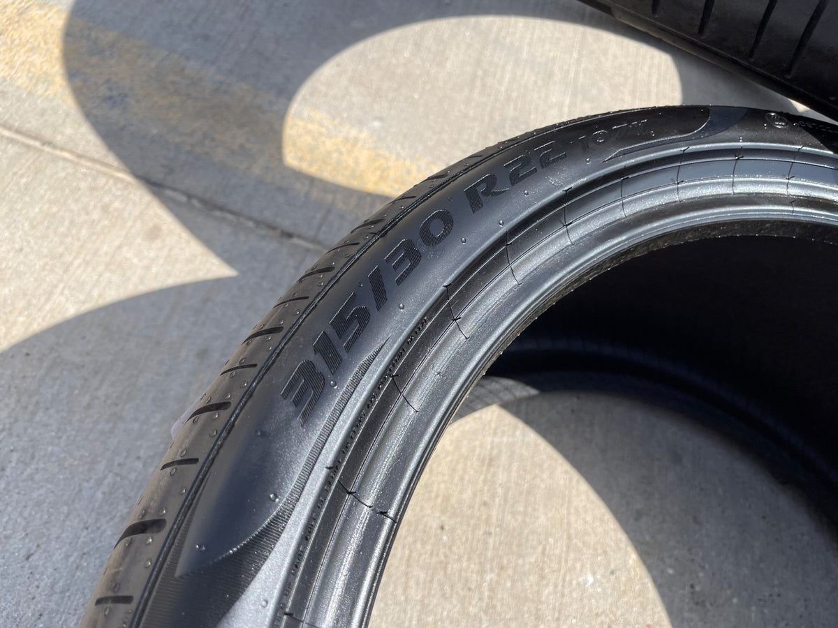 (2) 275/35/22 + (2) 315/30/22 Pirelli P Zero 107Y XL tires NEW TAKE OFFS