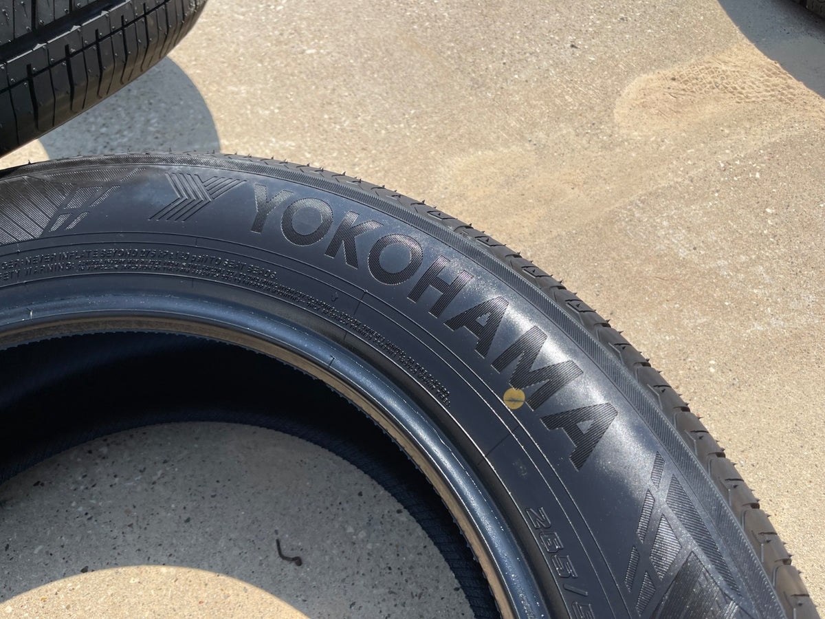 (4) 265/55/20 Yokohama Geolander X-CV tires 113V XL 265/55R20 TAKE OFFS NEW