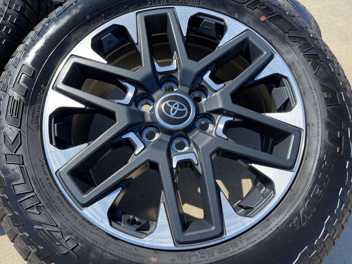 20" Toyota Tundra TRD wheels rims OEM 75276 95295 TSS Sequoia SET FALKEN A/T NEW