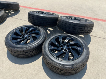 22" Lincoln Navigator OEM rims wheels 10497 Black Label tires NEW