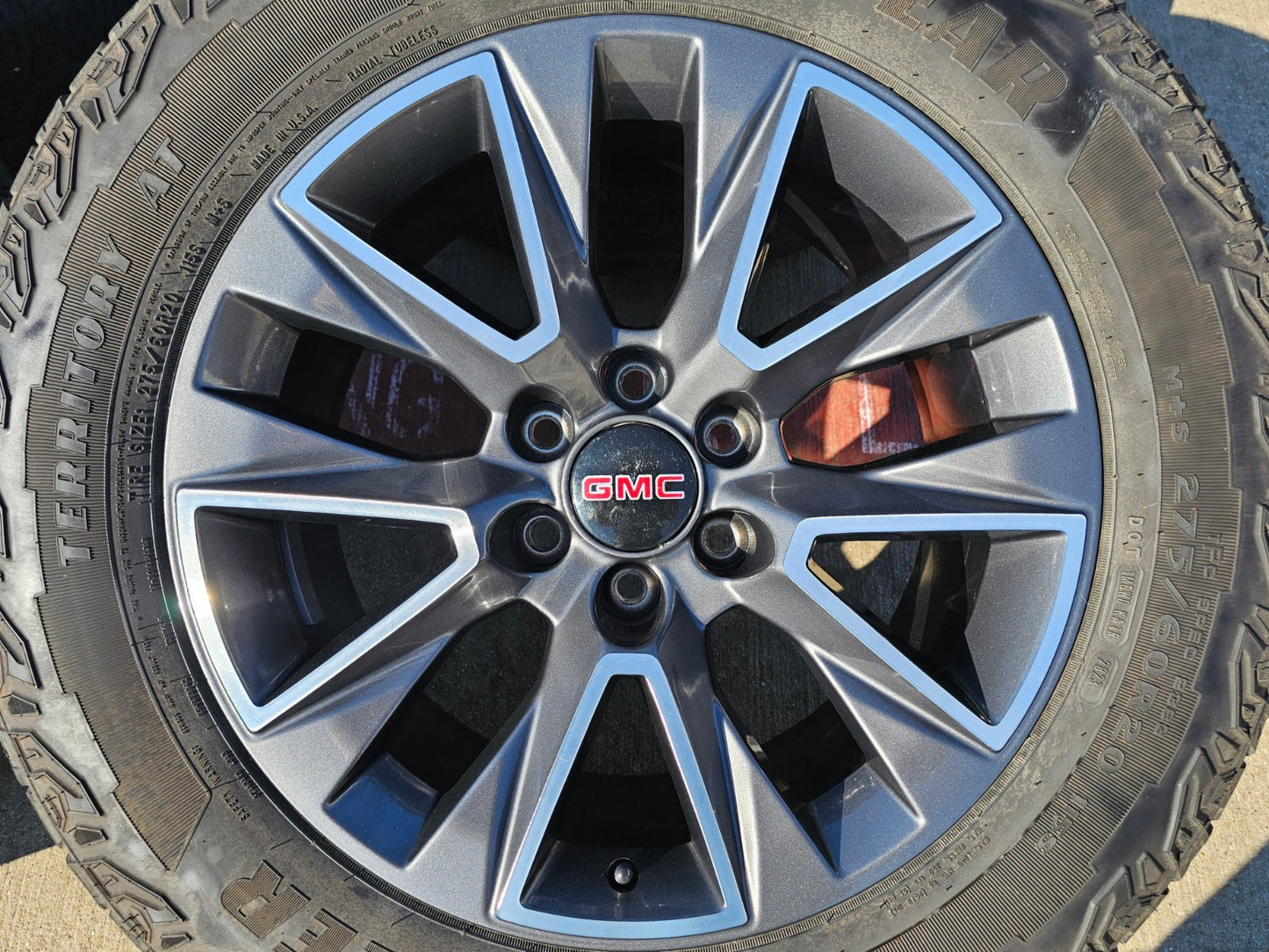 20" Chevy Tahoe Silverado OEM 5919 wheels rims GMC Yukon tires GOODYEAR
