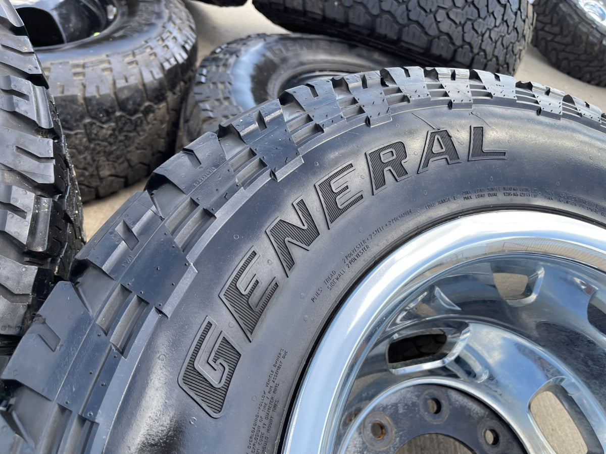 17" Dodge Ram 3500 Dually Laramie 8x200 wheels rims 2703 2704 OEM SET GENERAL
