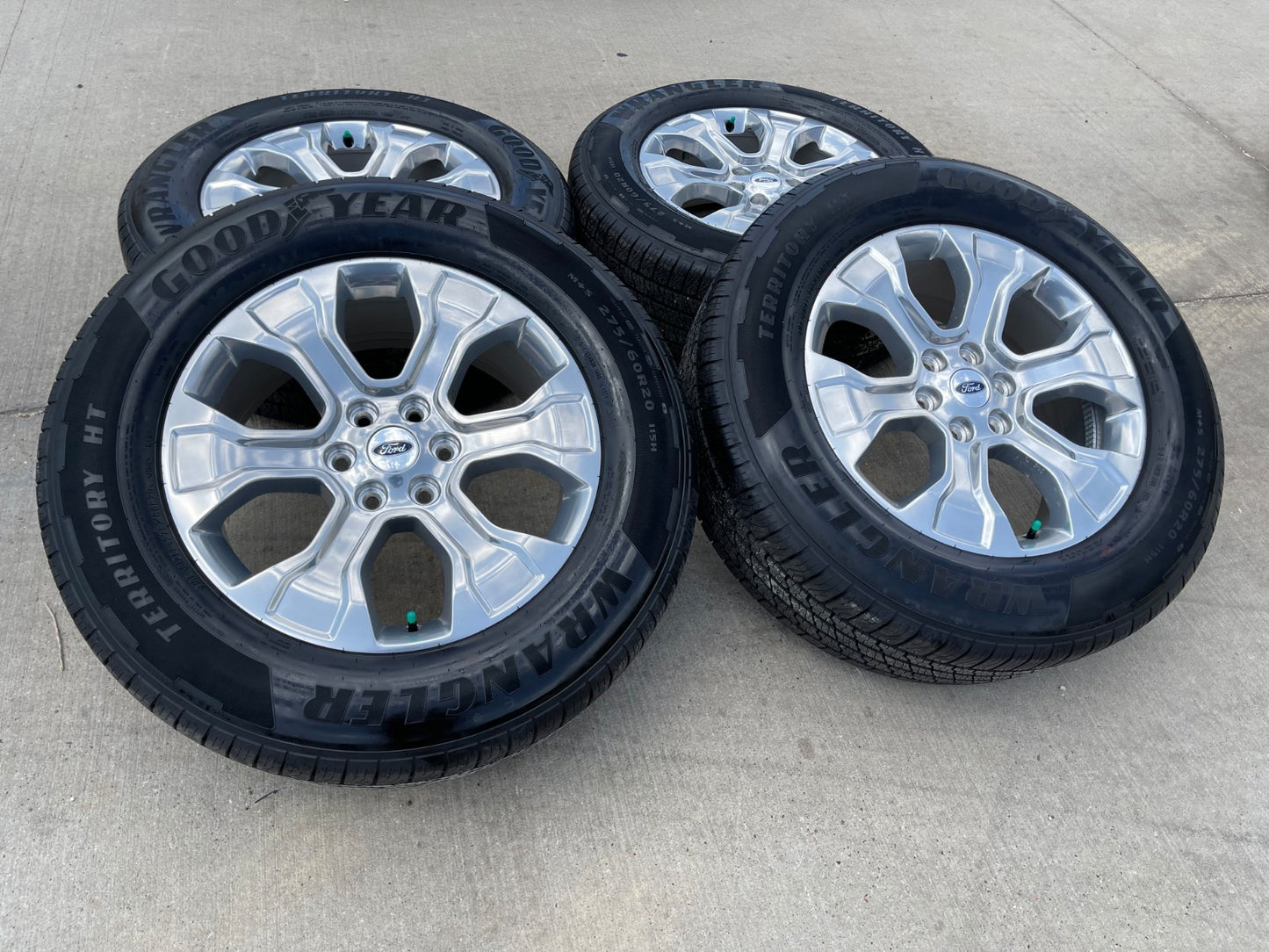 20" Ford F-150 PLATINUM OEM rims wheels 10348 SET Expedition tires GOODYEAR NEW
