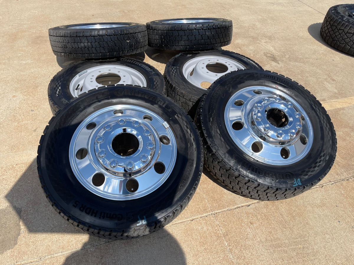 19.5" Ford F-450 Dually F-550 rims wheels RAM 4500 OEM 10x225 2026 2027 SET NEW