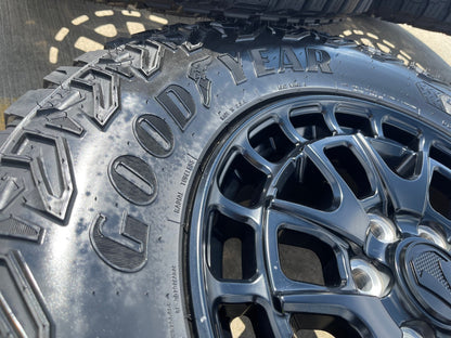 18" Toyota Tundra TSS T FORCE TRD OEM black wheels rims Sequoia 2024 2025 NEW