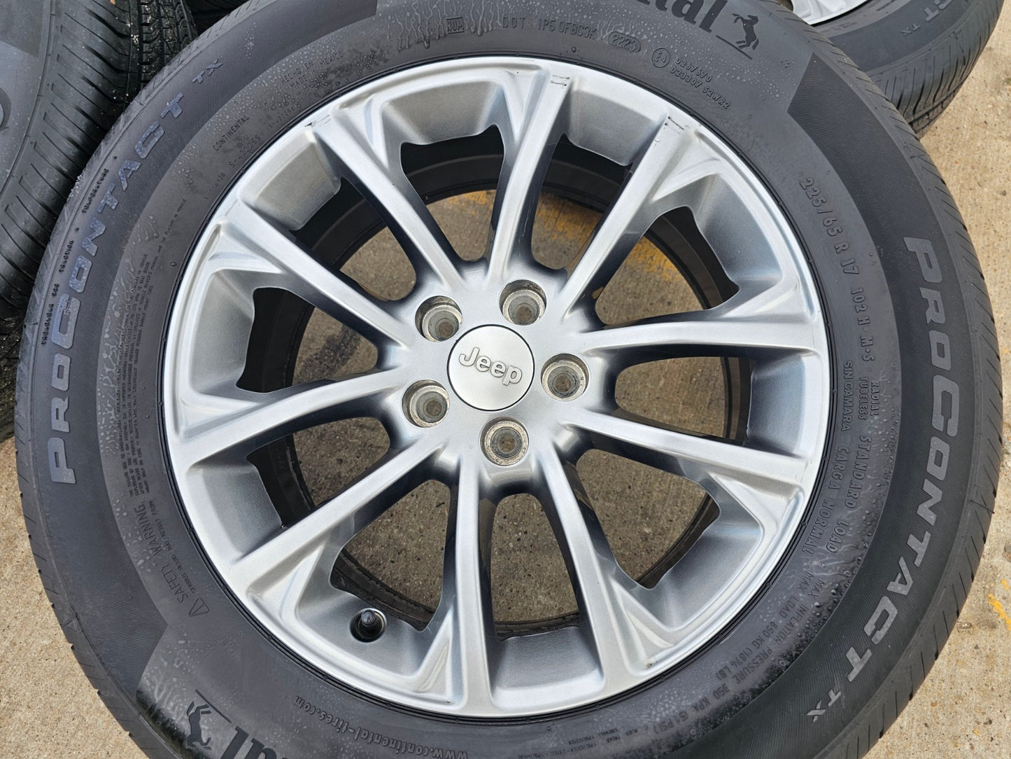 17" Jeep Cherokee wheels OEM rims Compass Renegade 9201 9202 tires