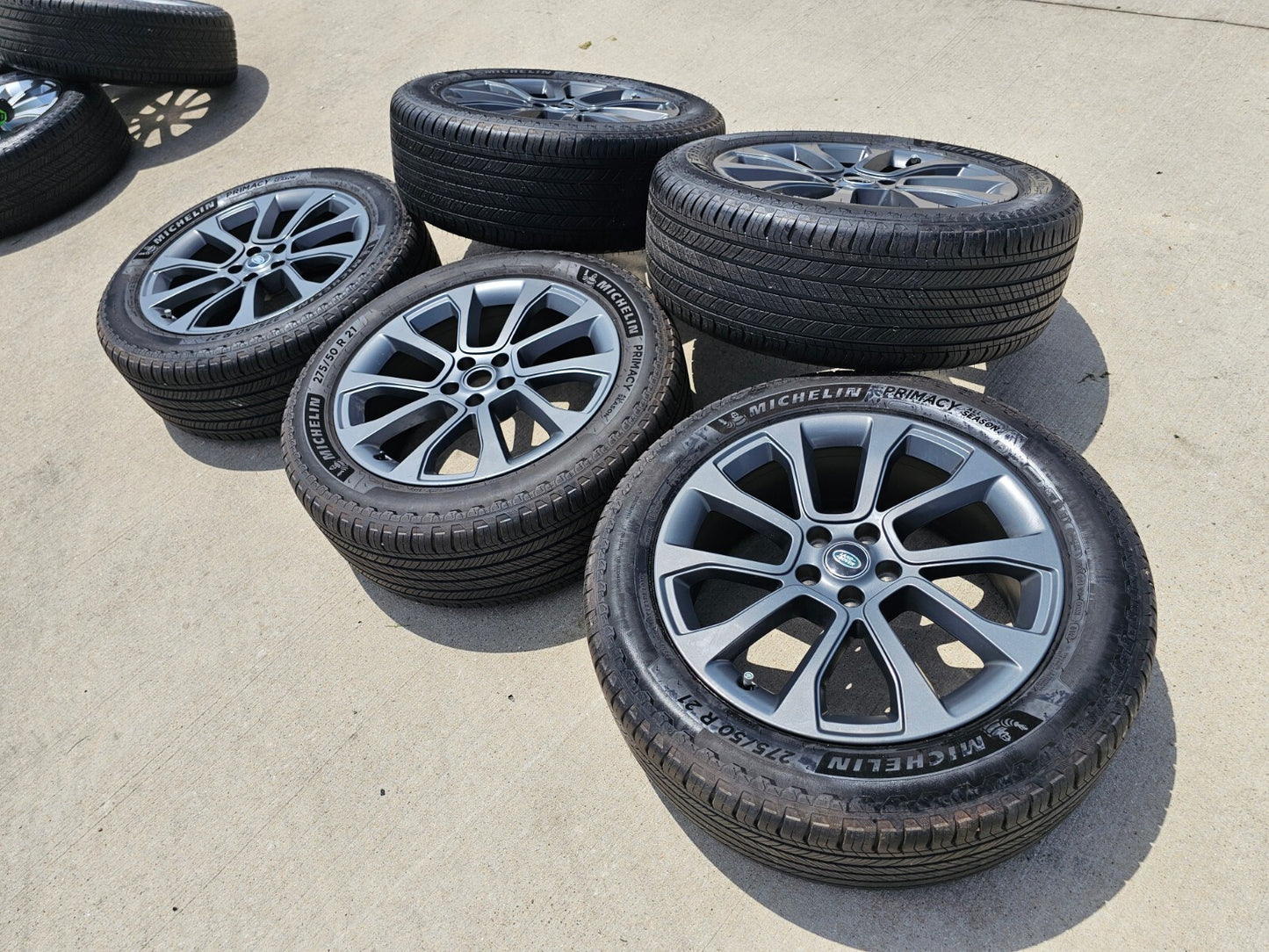 (5) 21" Land Rover DEFENDER OEM Land wheels rims 72384 2023 2024 2025 2026 NEW