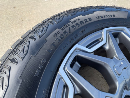 (1) 22" Hummer EV HEV 2500 OEM 14094 wheel rim 2024 2025 2026 2027 NEW GOODYEAR