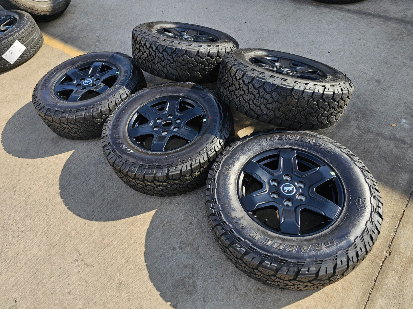17" Ford Bronco wheels rims 95292 10383 SASQUATCH Ranger 2024 2025 GENERAL A/TX