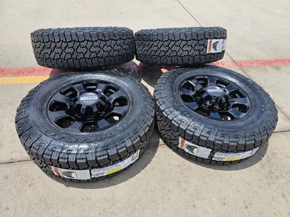 18" Ford F-250 F-350 TREMOR OEM wheels black 10481 tires 2024 2025 NEW