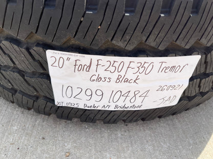 20" Ford F-250 F-350 OEM TREMOR wheels rims SET 10299 10484 BRIDGESTONE SET NEW