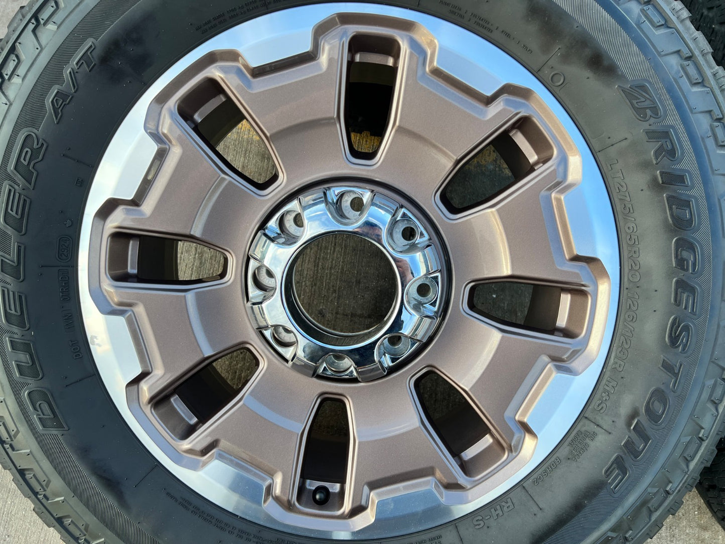 20" Ford F-250 F-350 OEM 10487 LIMITED KING RANCH tan wheels rims 2024 2025 2026