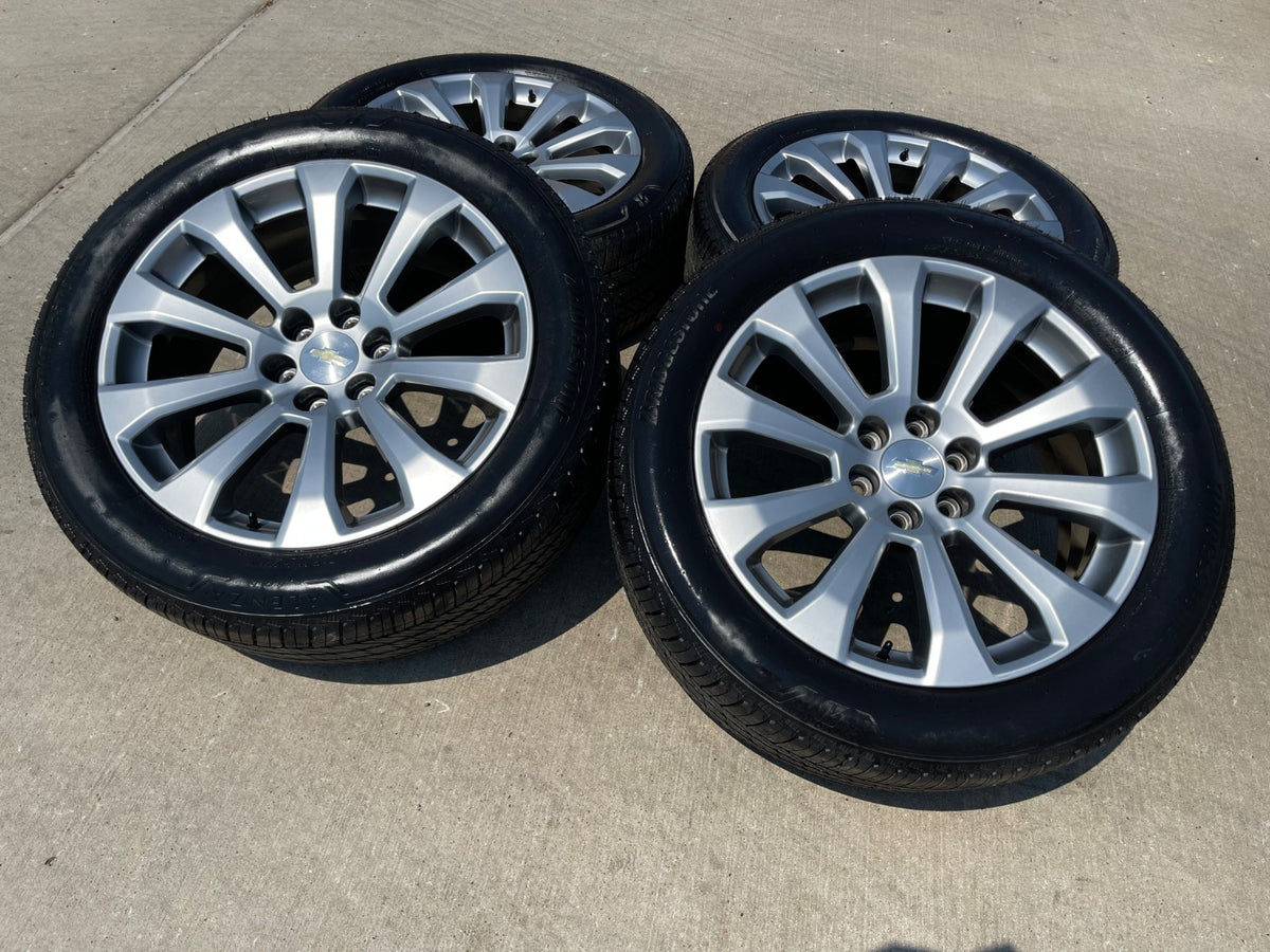 22" Chevy Silverado High Country OEM 5922 wheels rims Tahoe BRIDGESTONE NEW