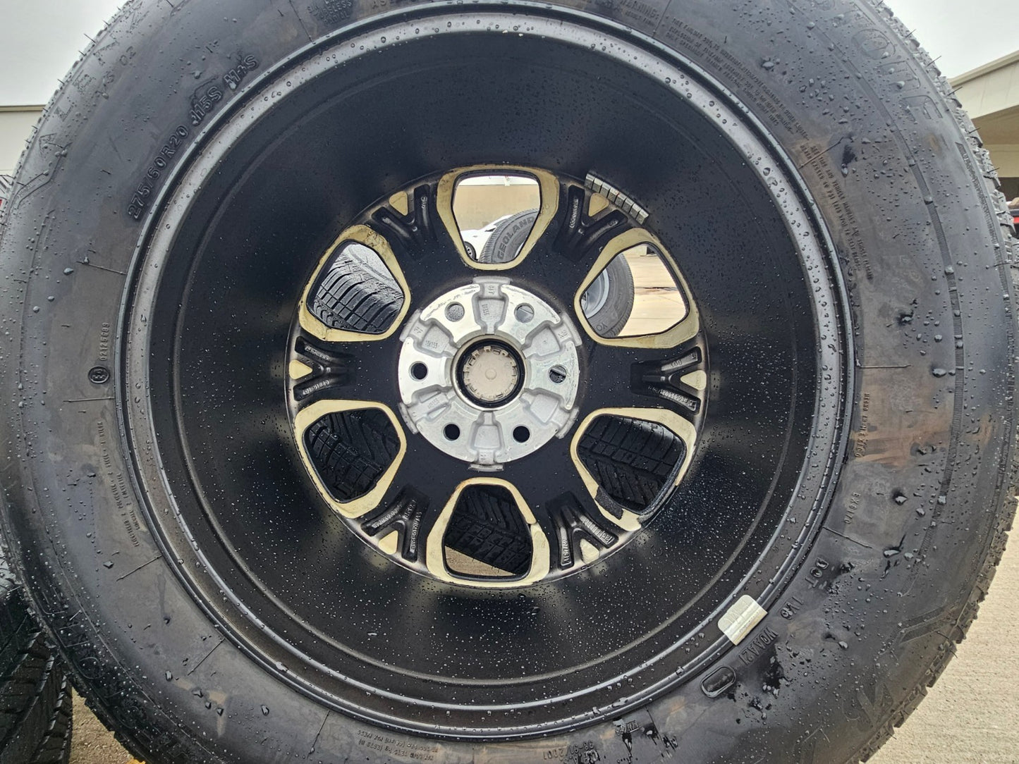 20" Dodge Ram 1500 OEM Laramie Black 2680 wheels rims 2024 2025 2026 BRIDGESTONE