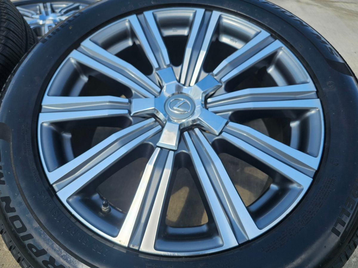 21" Lexus LX570 Toyota Land Cruiser OEM 74341 wheels rims 5x150 PIRELLI NEW