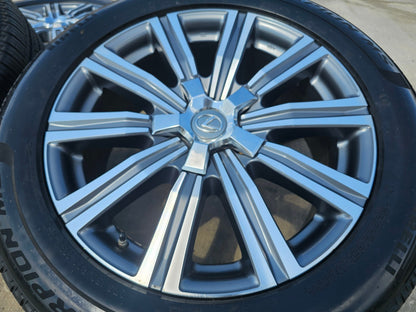 21" Lexus LX570 Toyota Land Cruiser OEM 74341 wheels rims 5x150 PIRELLI NEW