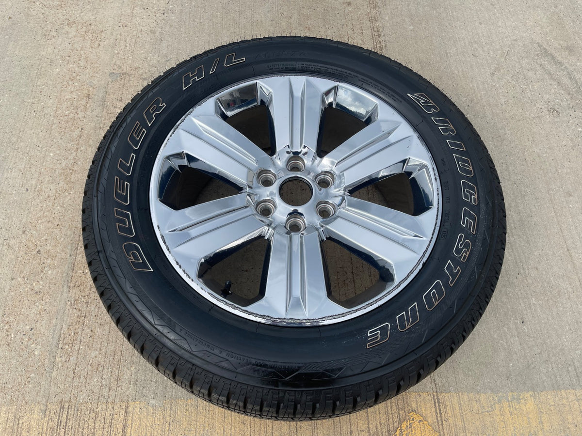 20" Ford F-150 Expedition OEM 10171 Lariat rim wheel tire CHROME single spare